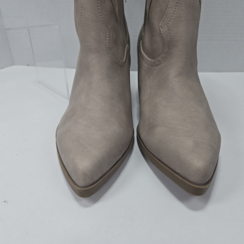DV by Dolce Vita Karda Taupe Block Heeled Western Cowgirl Cowboy Boots Size 9 - Picture 6 of 14